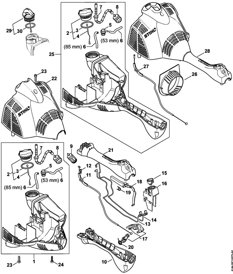 J - Carter moteur