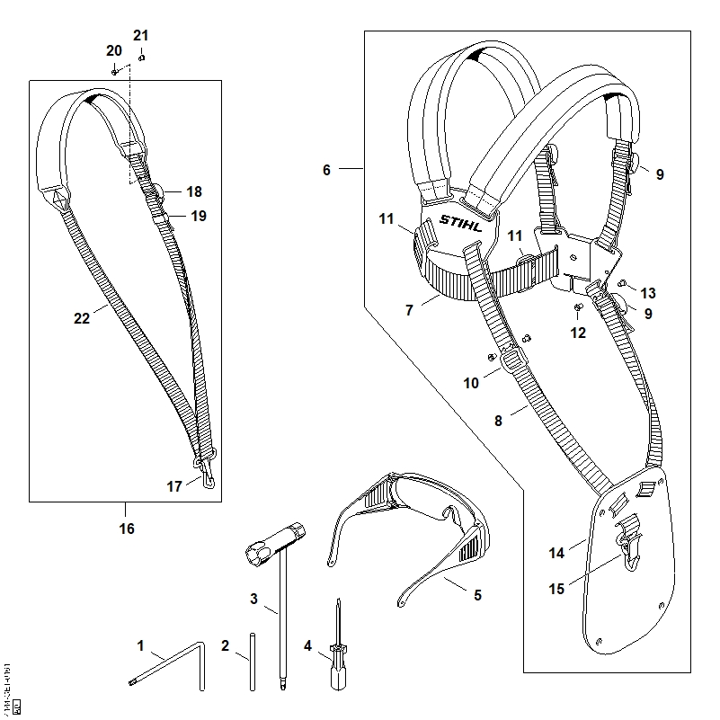 Outils, Accessoires optionnels