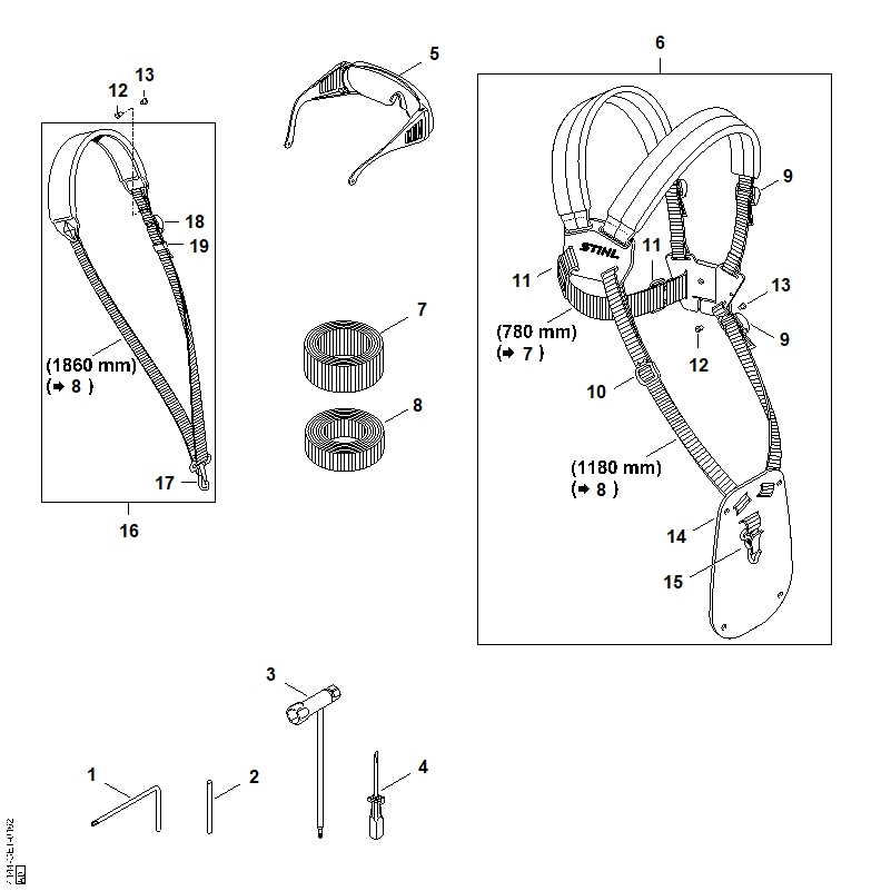 T - Outils, Accessoires optionnels