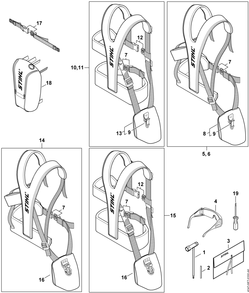 O - Outils, Bretelle double