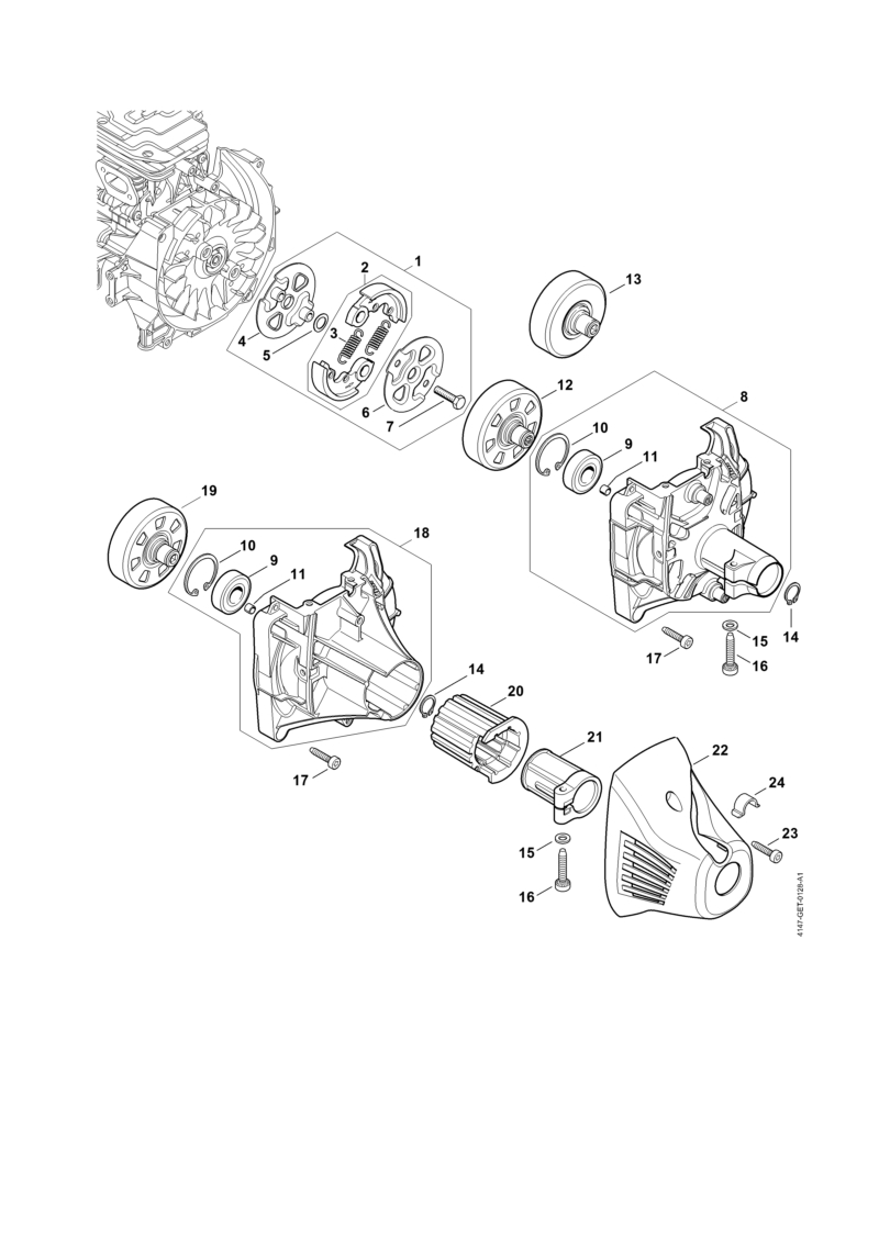 Embrayage, Carter d'accouplement