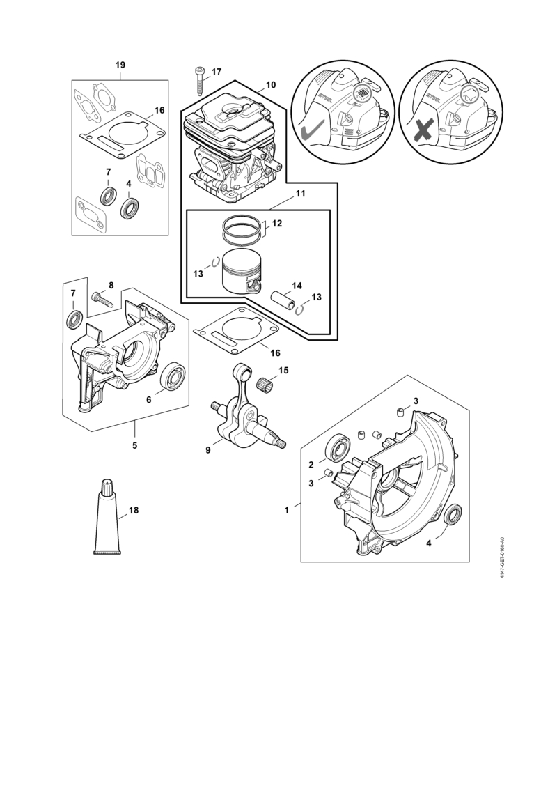 A - Carter, Cylindre FR 410
