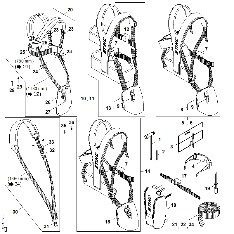 O - Outils, Bretelle double