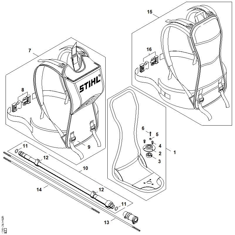 W - Cadre porteur, Arbre flexible
