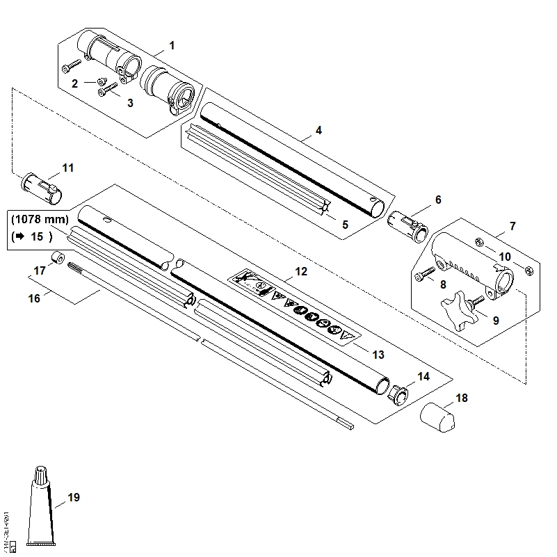 L - Tube complet