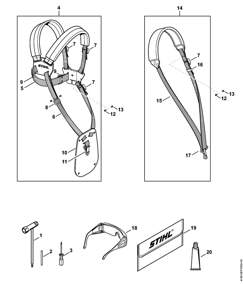 Outils, Accessoires optionnels