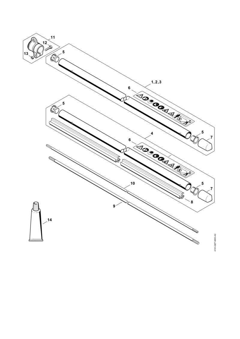 N - Tube complet