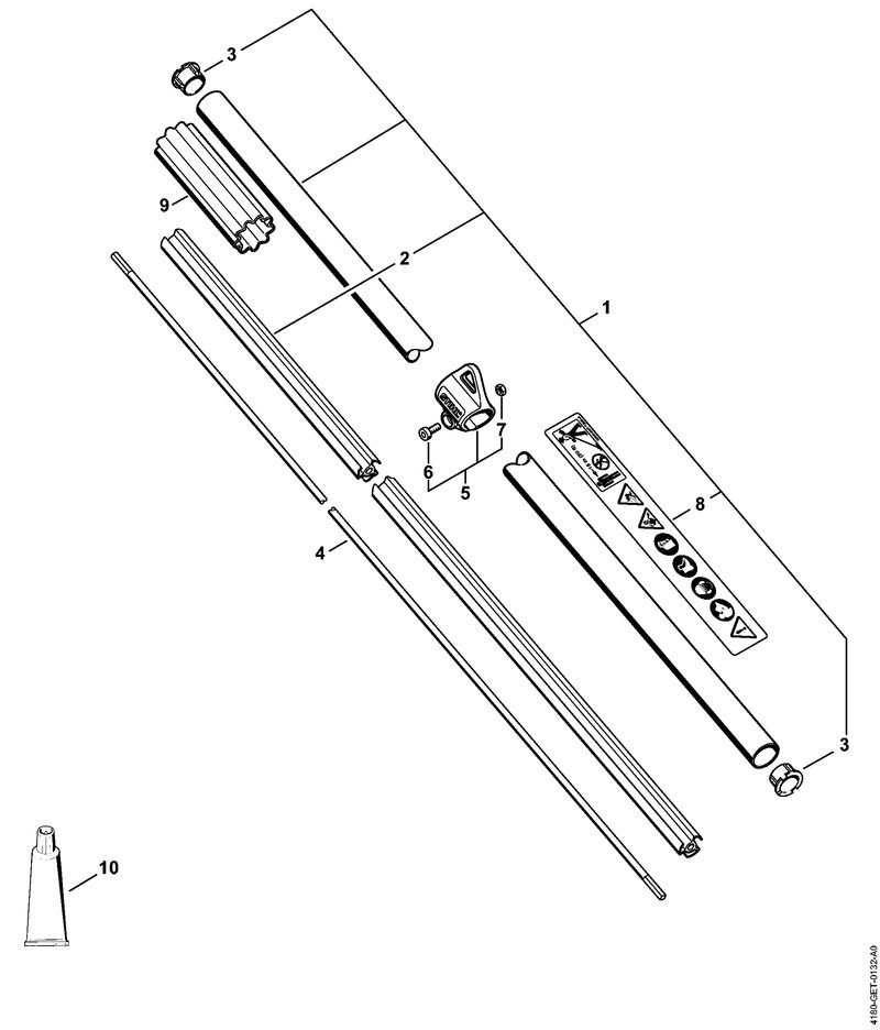 T - Tube complet FS 100 R
