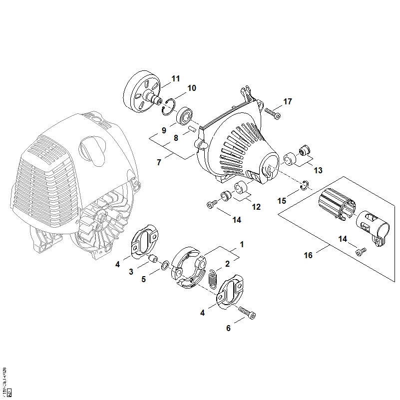 Embrayage, Carter de ventilateur