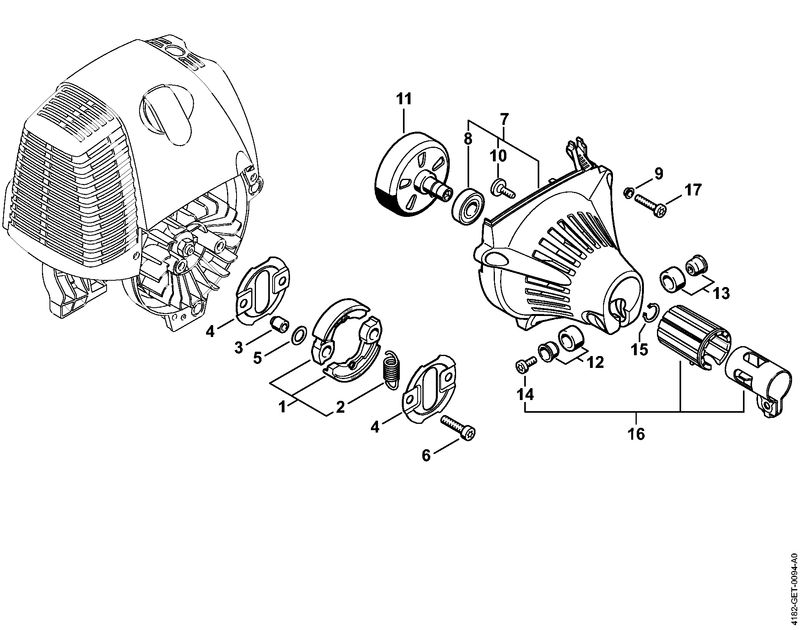 Embrayage, Carter de ventilateur