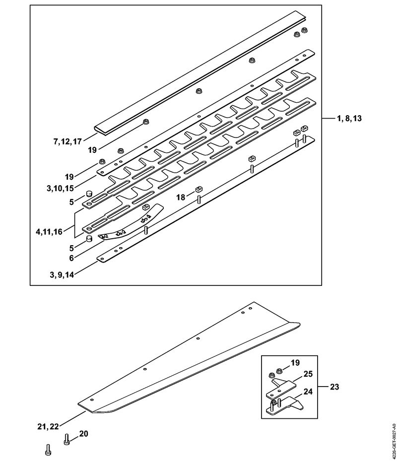 Barre de coupe HS 85