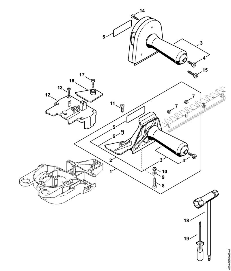 Poignée HS 85, Outils