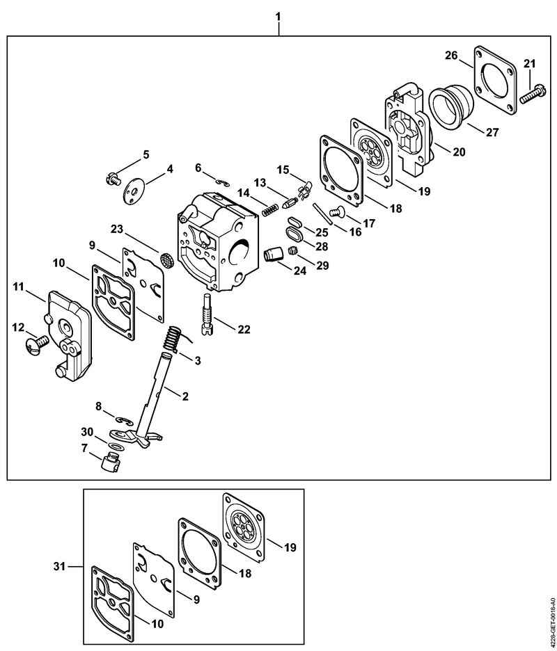 T - Carburateur C1Q-S54