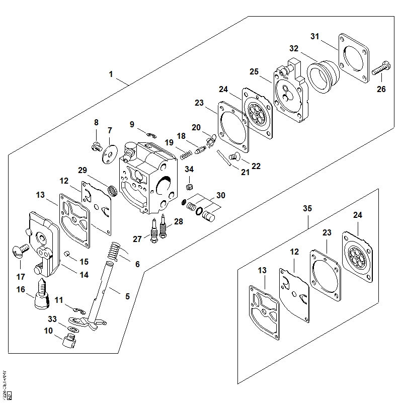 M - Carburateur 4228/15