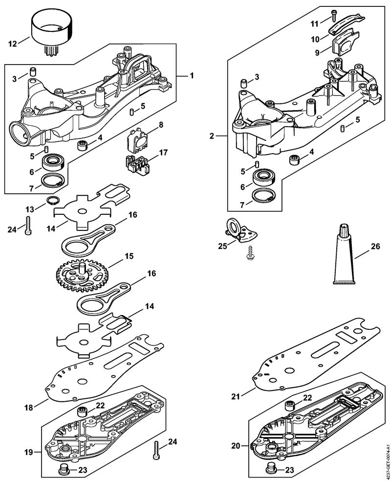 Réducteur HS 82 R, 87 R