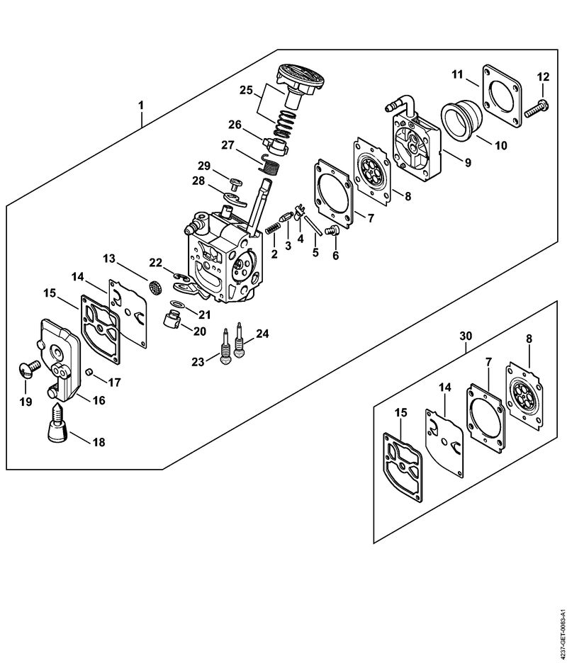 Carburateur 4237/21