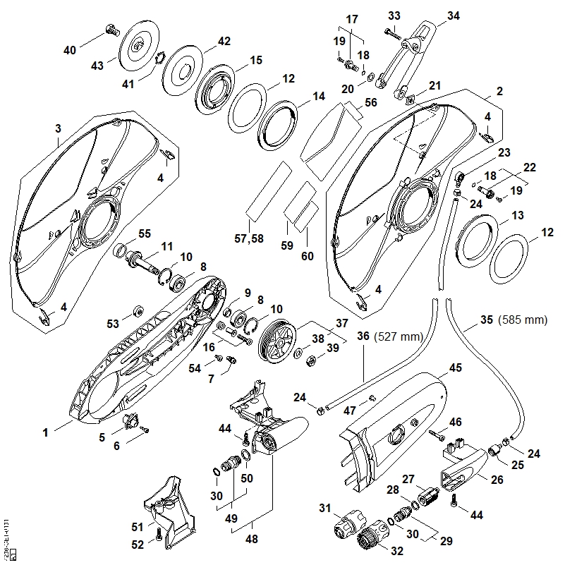 M - Raccord, Pièce de protection TS 410