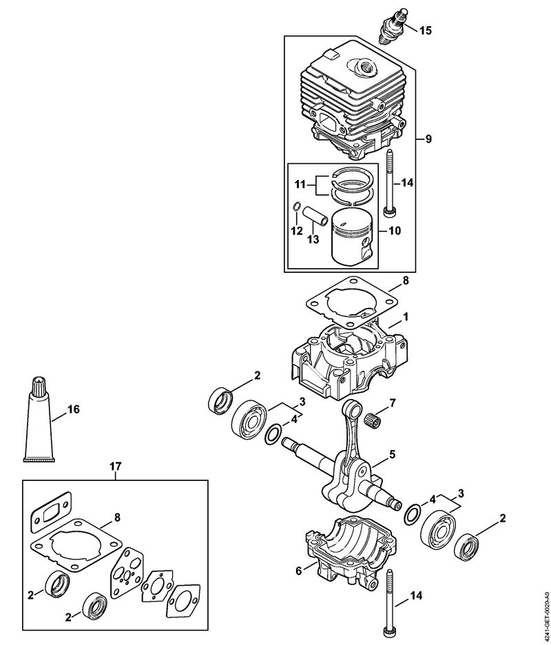 B - Carter, Cylindre
