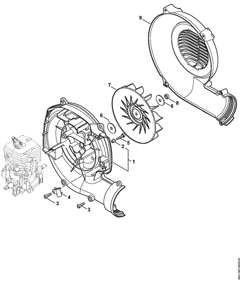 O - Carter de turbine, Turbine