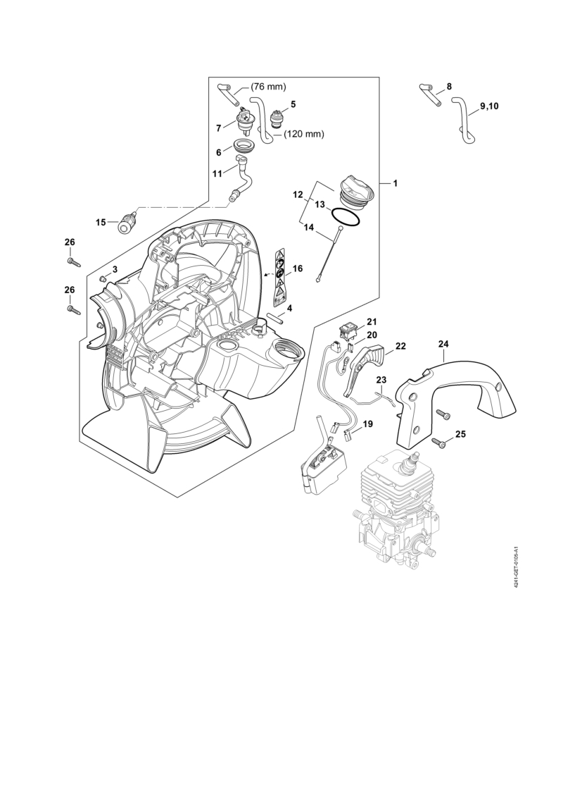 Carter de turbine intérieur SH 56