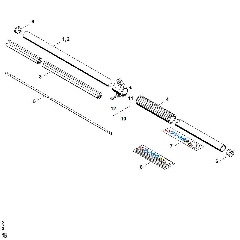 K - Tube complet HL 94, HL 94 C