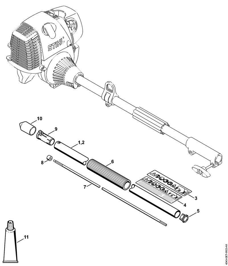 Tube complet