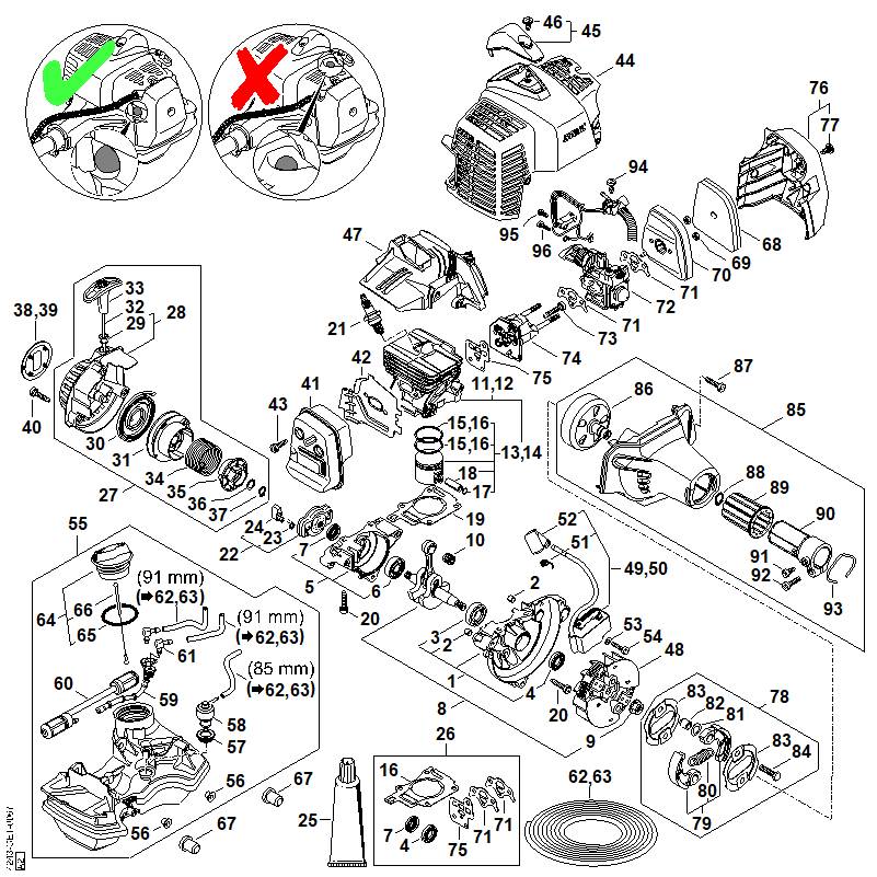 Bloc moteur de Numéro de machine 517128941