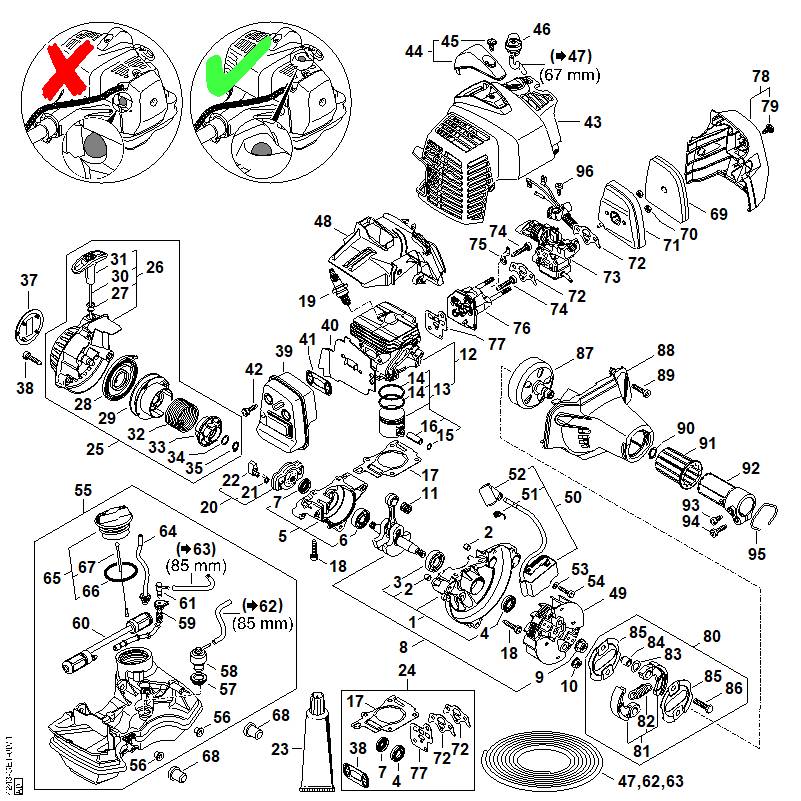 Bloc moteur jusqu'à numéro de machine 514159667