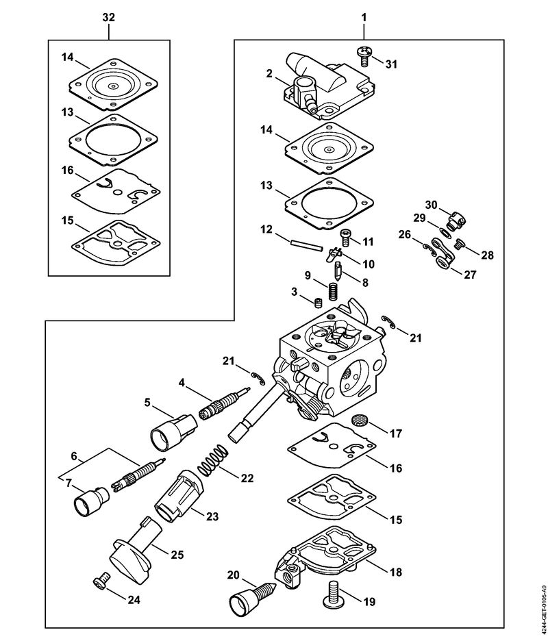 N - Carburateur C1Q-S209
