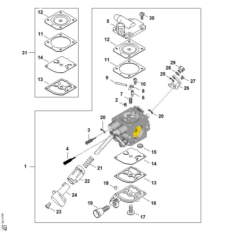 J - Carburateur 4244/14
