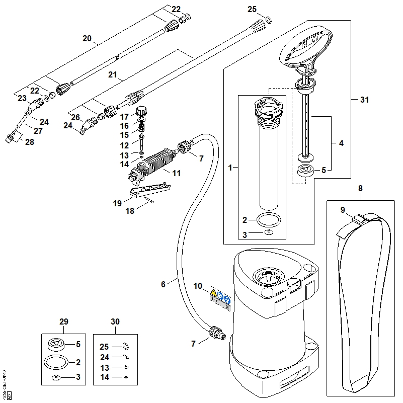 Pistolet, Lance
