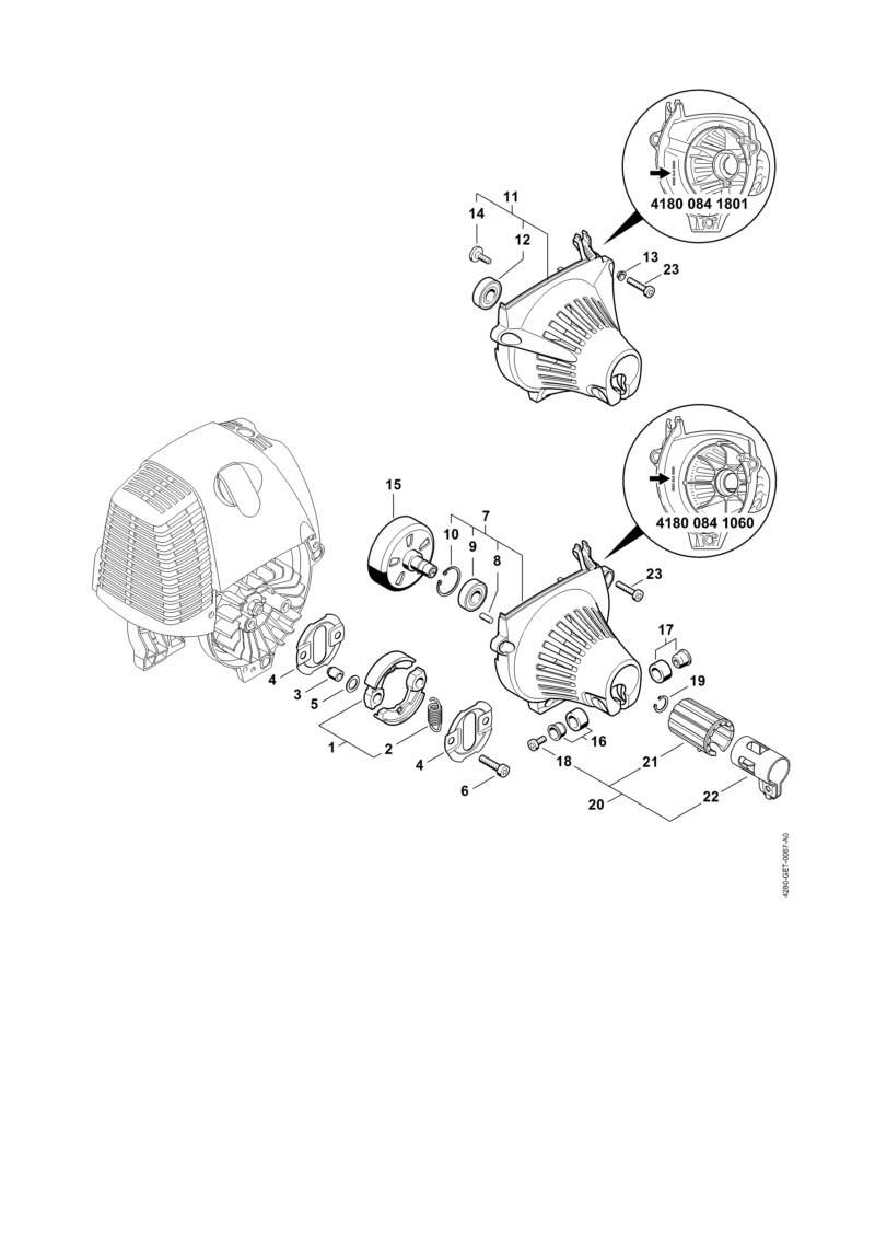 Embrayage, Carter de ventilateur