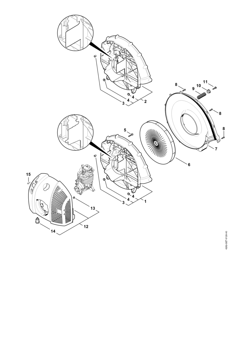 Carter de turbine, Capot