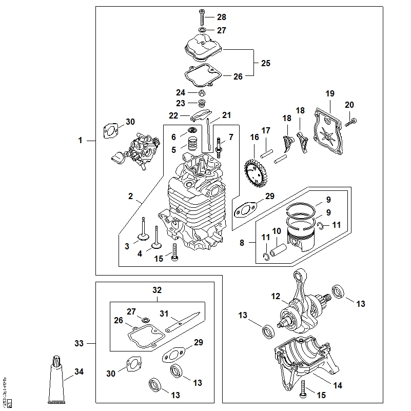 A - Bloc moteur