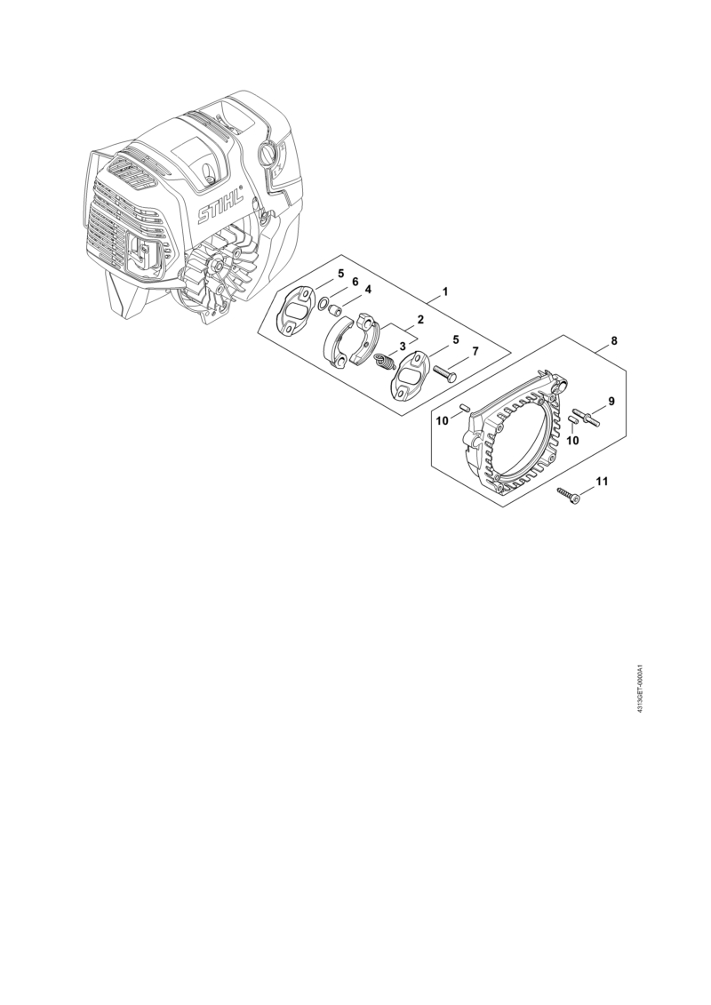 J - Embrayage, Carter de ventilateur
