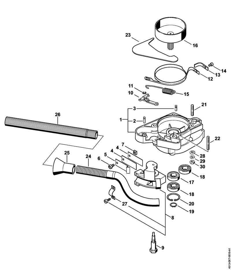 Frein de mèche BT 106 C