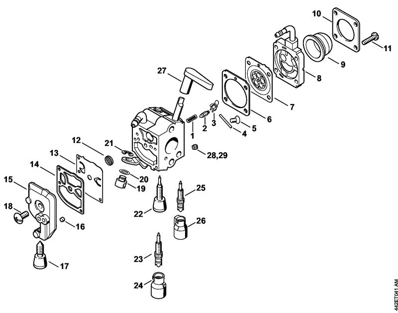 Carburateur C1Q-S225, -S218, -S196, -S197, -S105, -S111, -S115, -S116