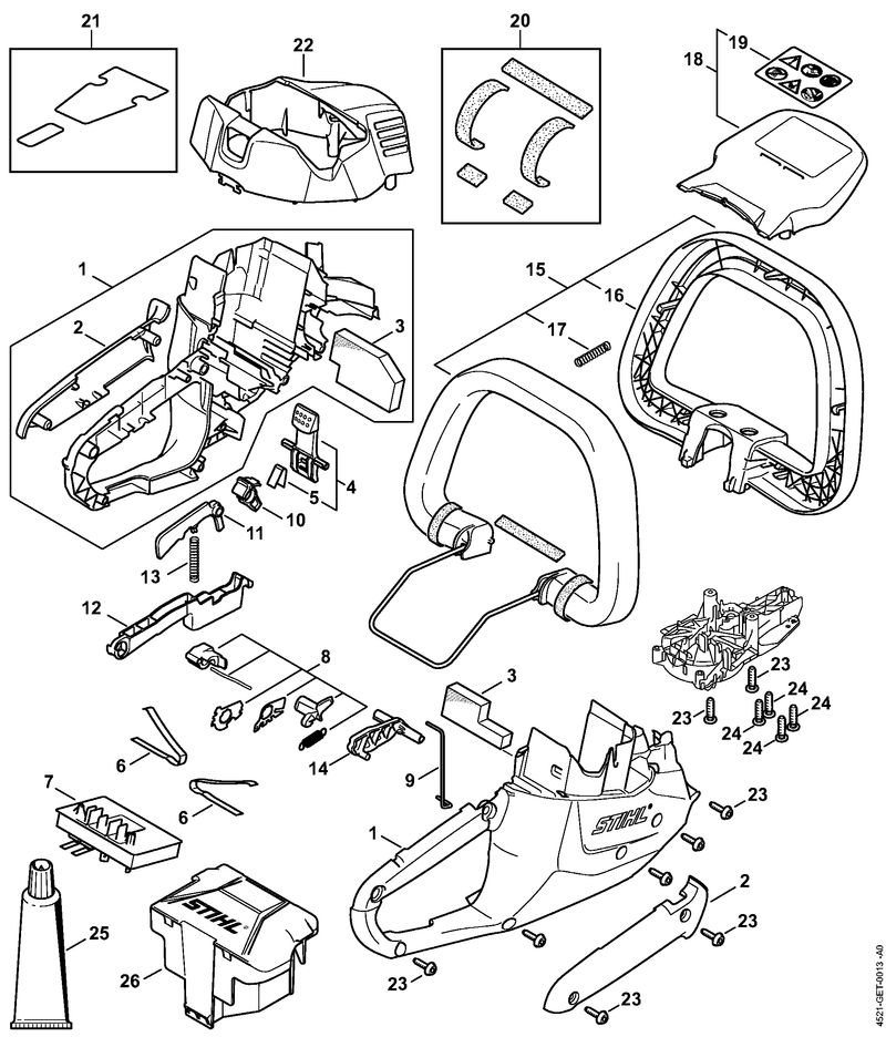 Carter moteur, module électronique