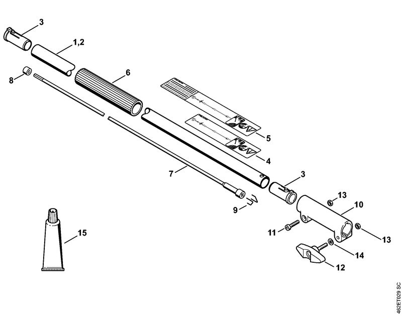 Rallonge de tube 1 m HT-KM