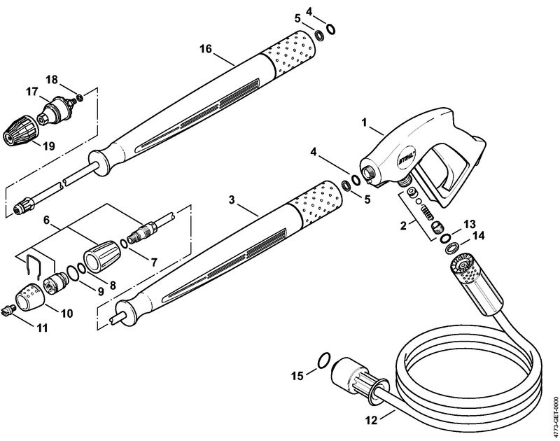 Pistolet, Lance