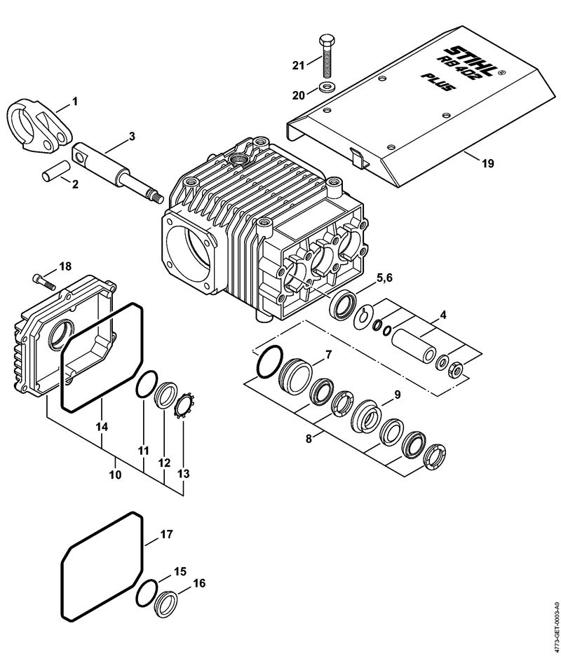 Pompe, piston