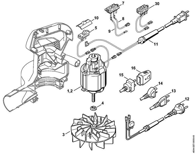 Moteur électrique BE 55