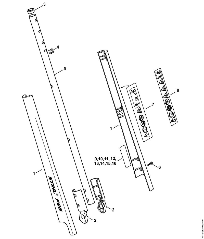 B - Tube complet