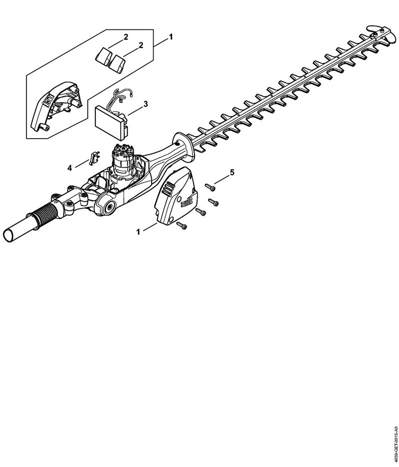 Carter moteur, module électronique