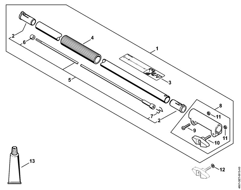 Rallonge de tube 1 m HT-KM