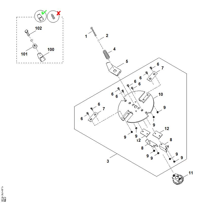 D - Jeu de couteaux