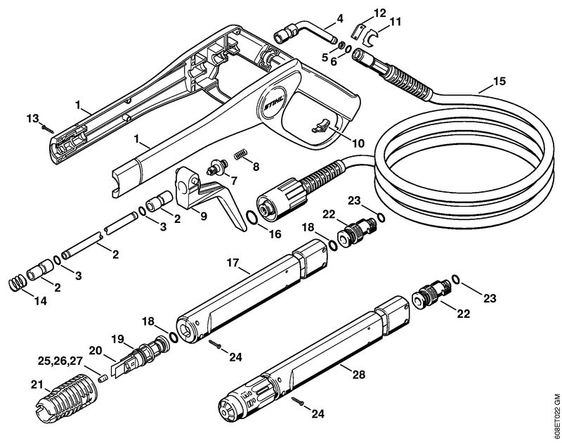 Pistolet, Lance