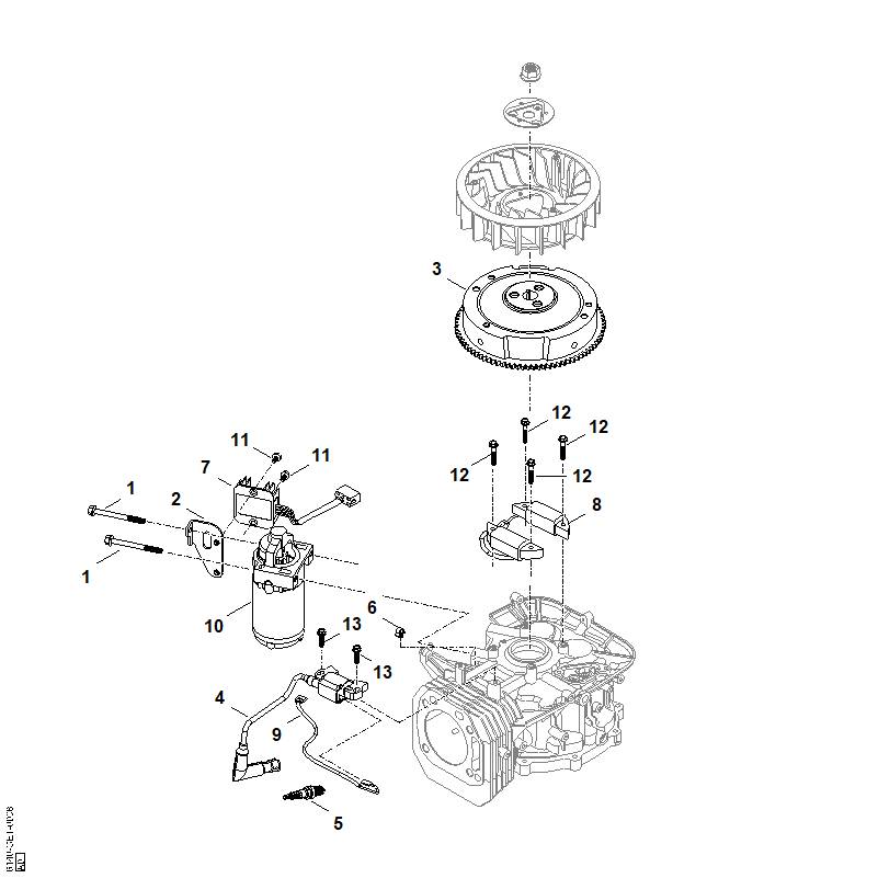 D - Système d’allumage, démarreur, volant moteur