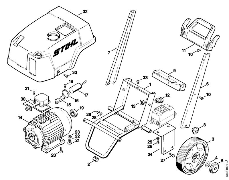Moteur électrique, Chariot