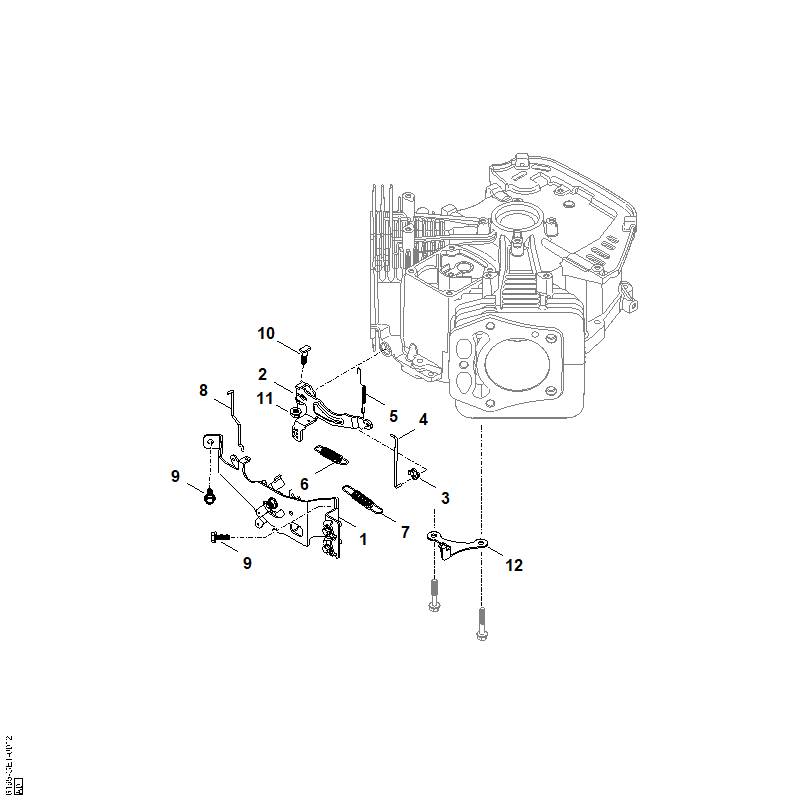 G - Tringlerie du régulateur